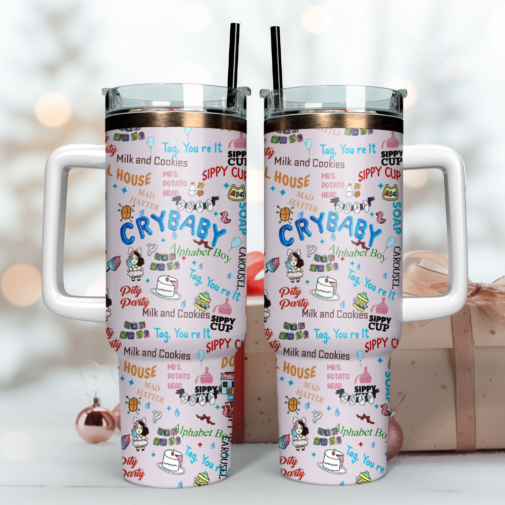 Pinky Crybaby Anime Custom Stanley Cup 40 oz 30 oz Tumbler With Handle