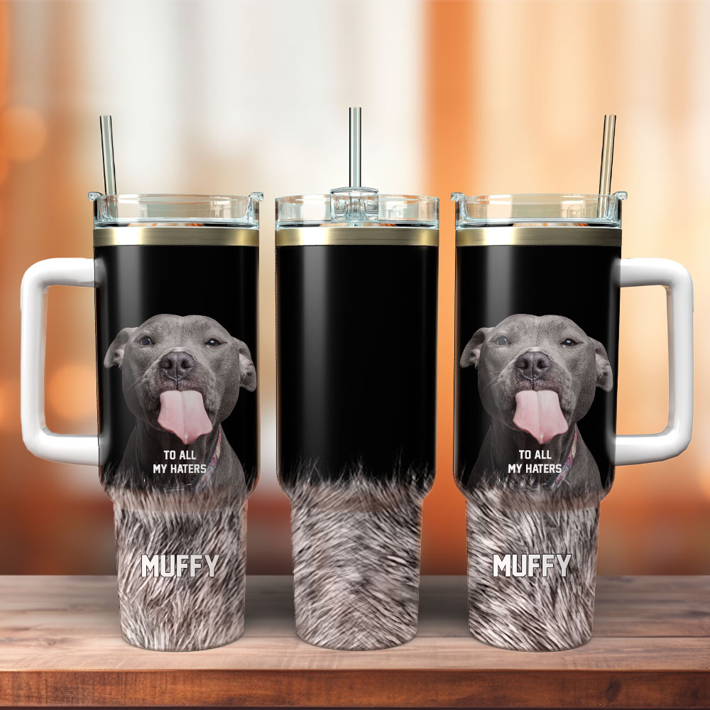 Pitbull To All My Haters Animal Custom Stanley Cup 40 oz 30 oz Tumbler With Handle