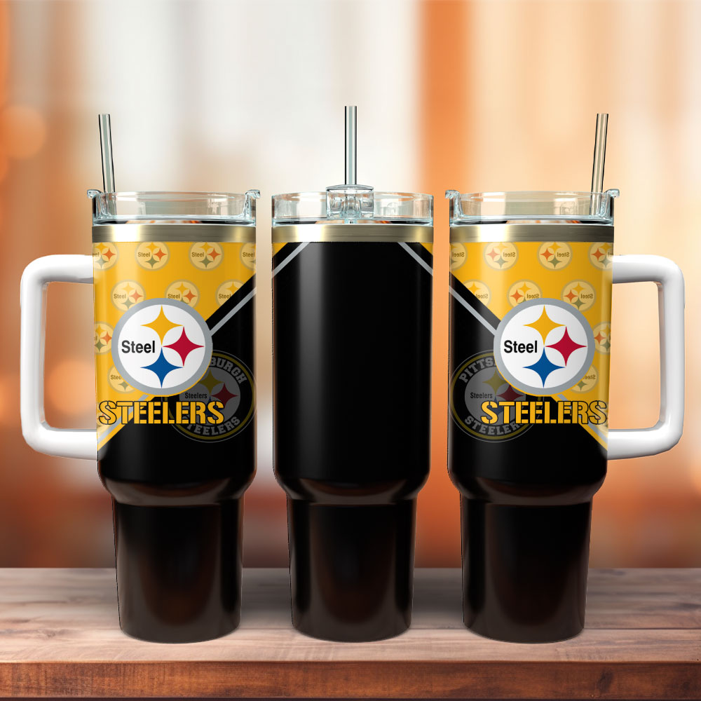 Pittsburgh Steelers Football NFL Sport Custom Stanley Cup 40 oz 30 oz Tumbler With Handle