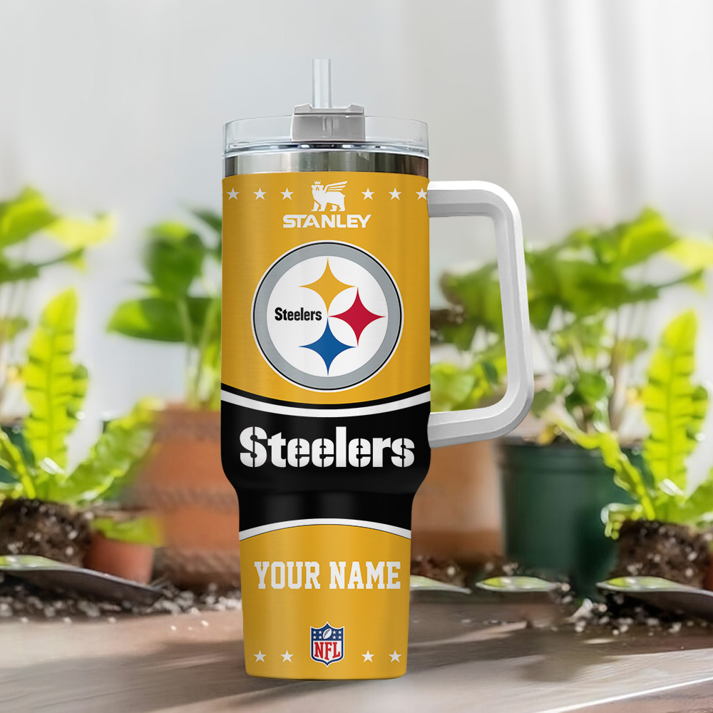 Pittsburgh Steelers NFL Custom Stanley Cup 40 oz 30 oz Tumbler With Handle