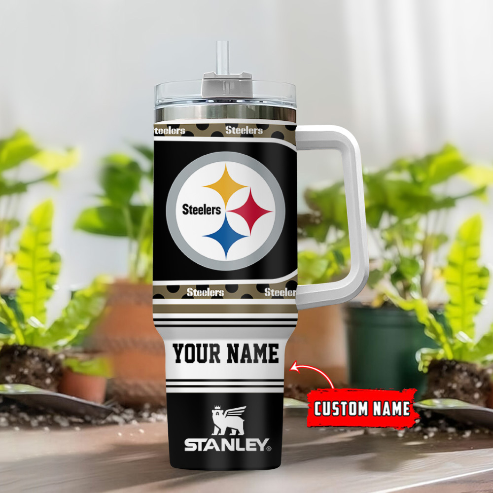 Pittsburgh Steelers NFL Custom Stanley Cup 40 oz 30 oz Tumbler With Handle