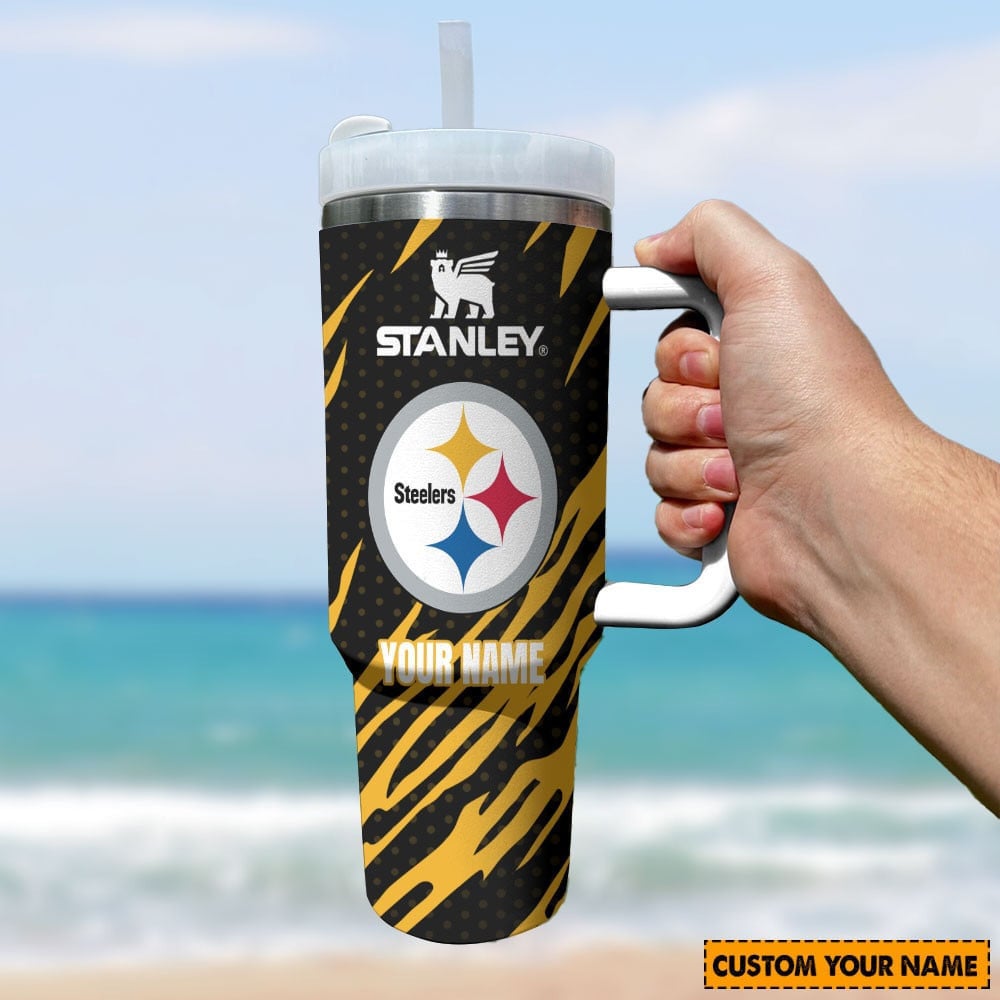Pittsburgh Steelers NFL Custom Stanley Cup 40 oz 30 oz Tumbler With Handle