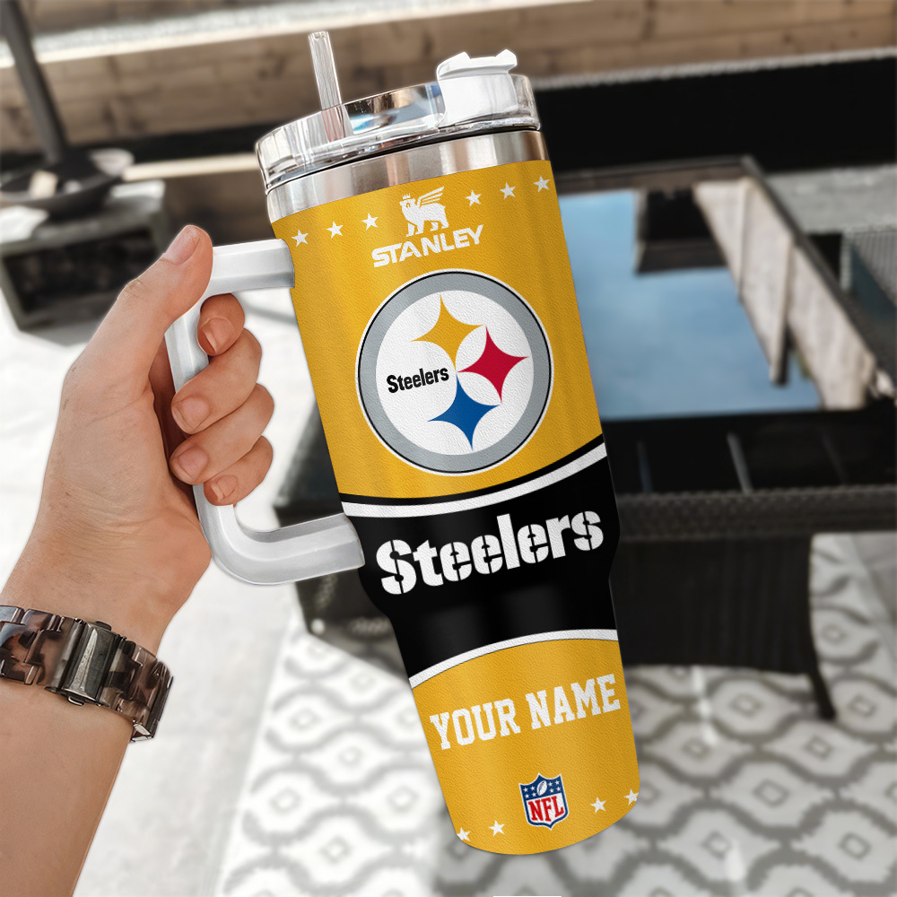 Pittsburgh Steelers NFL Custom Stanley Cup 40 oz 30 oz Tumbler With Handle
