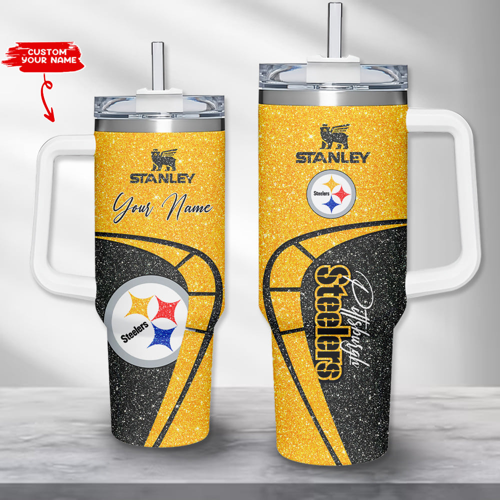 Pittsburgh Steelers NFL Custom Stanley Cup 40 oz 30 oz Tumbler With Handle