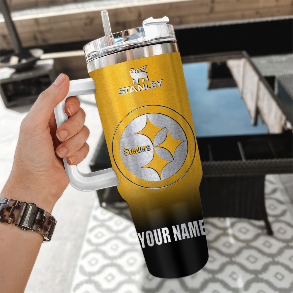 Pittsburgh Steelers NFL Custom Stanley Cup 40 oz 30 oz Tumbler With Handle