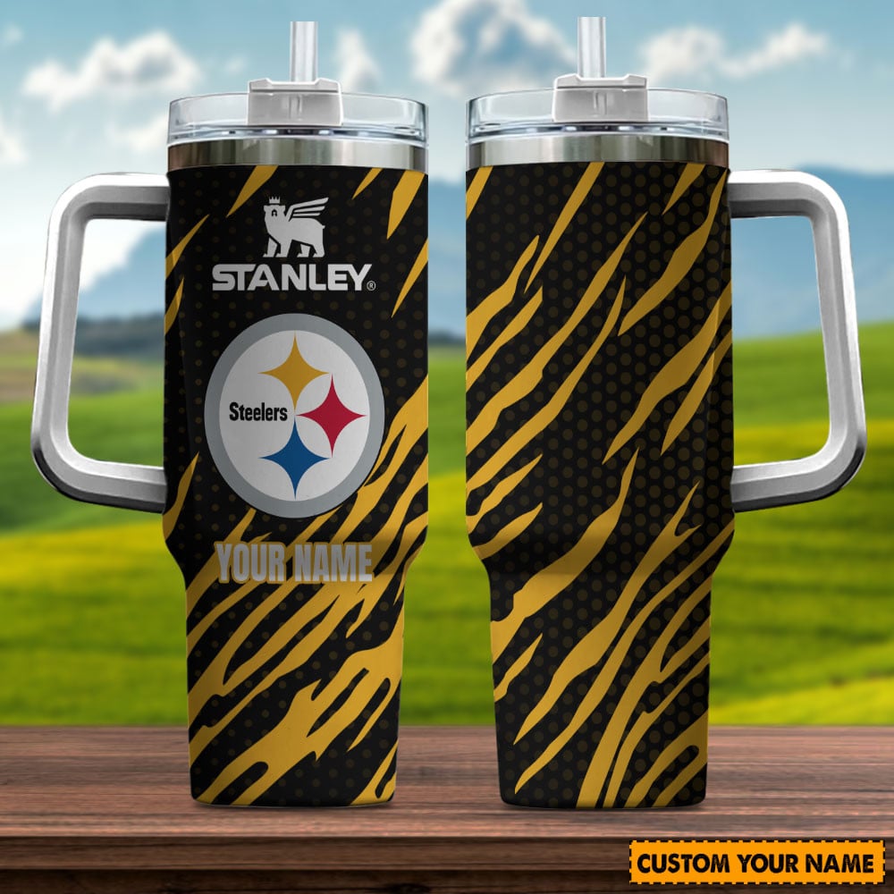 Pittsburgh Steelers NFL Custom Stanley Cup 40 oz 30 oz Tumbler With Handle