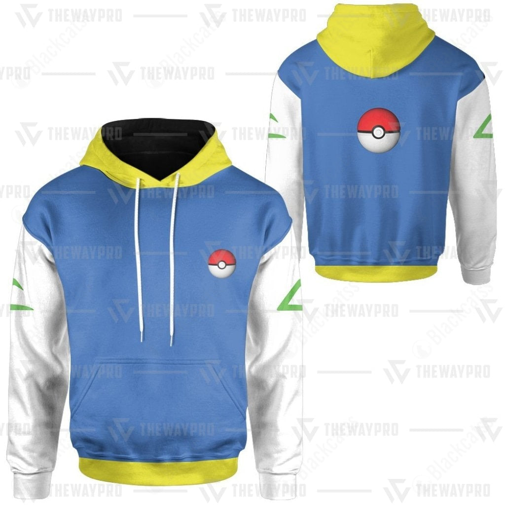 PKM Ash Ketchum Costume Hoodie Sweatshirt T-Shirt Sweatpants Tracksuit - Stormmerch Exclusive