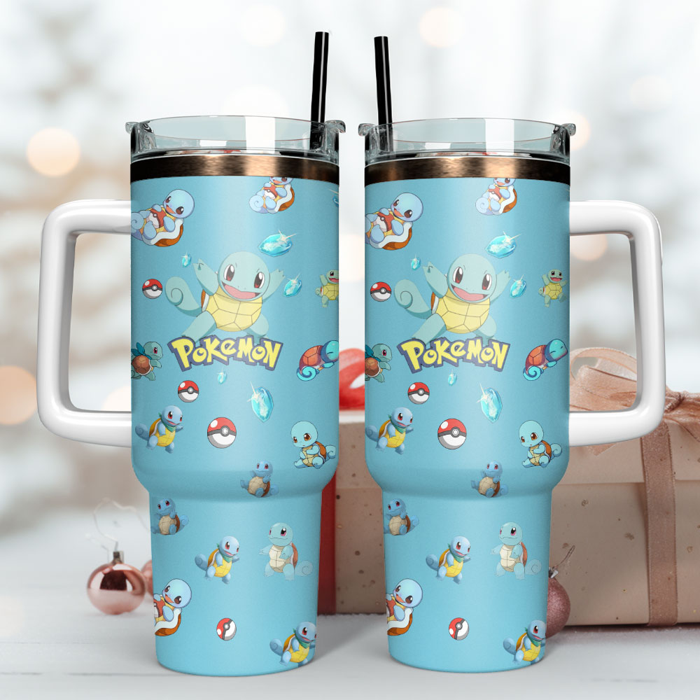 Pokemon Anime Custom Stanley Cup 40 oz 30 oz Tumbler With Handle
