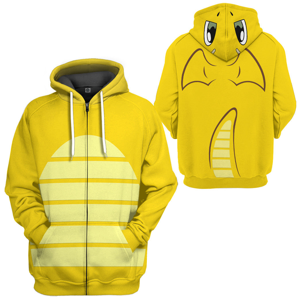 Pokemon Dragonite Cosplay Costume Hoodie Sweatshirt T-Shirt Sweatpants Tracksuit - Stormmerch Exclusive