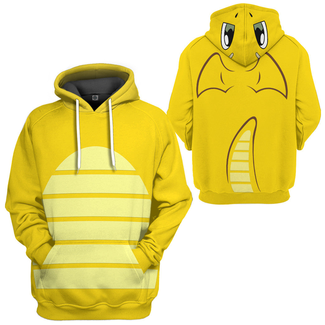 Pokemon Dragonite Cosplay Costume Hoodie Sweatshirt T-Shirt Sweatpants Tracksuit - Stormmerch Exclusive