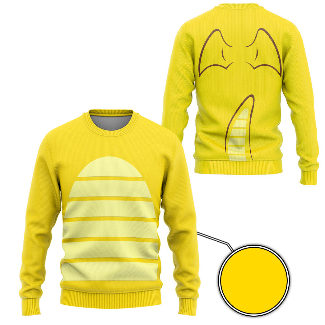 Pokemon Dragonite Cosplay Costume Hoodie Sweatshirt T-Shirt Sweatpants Tracksuit - Stormmerch Exclusive