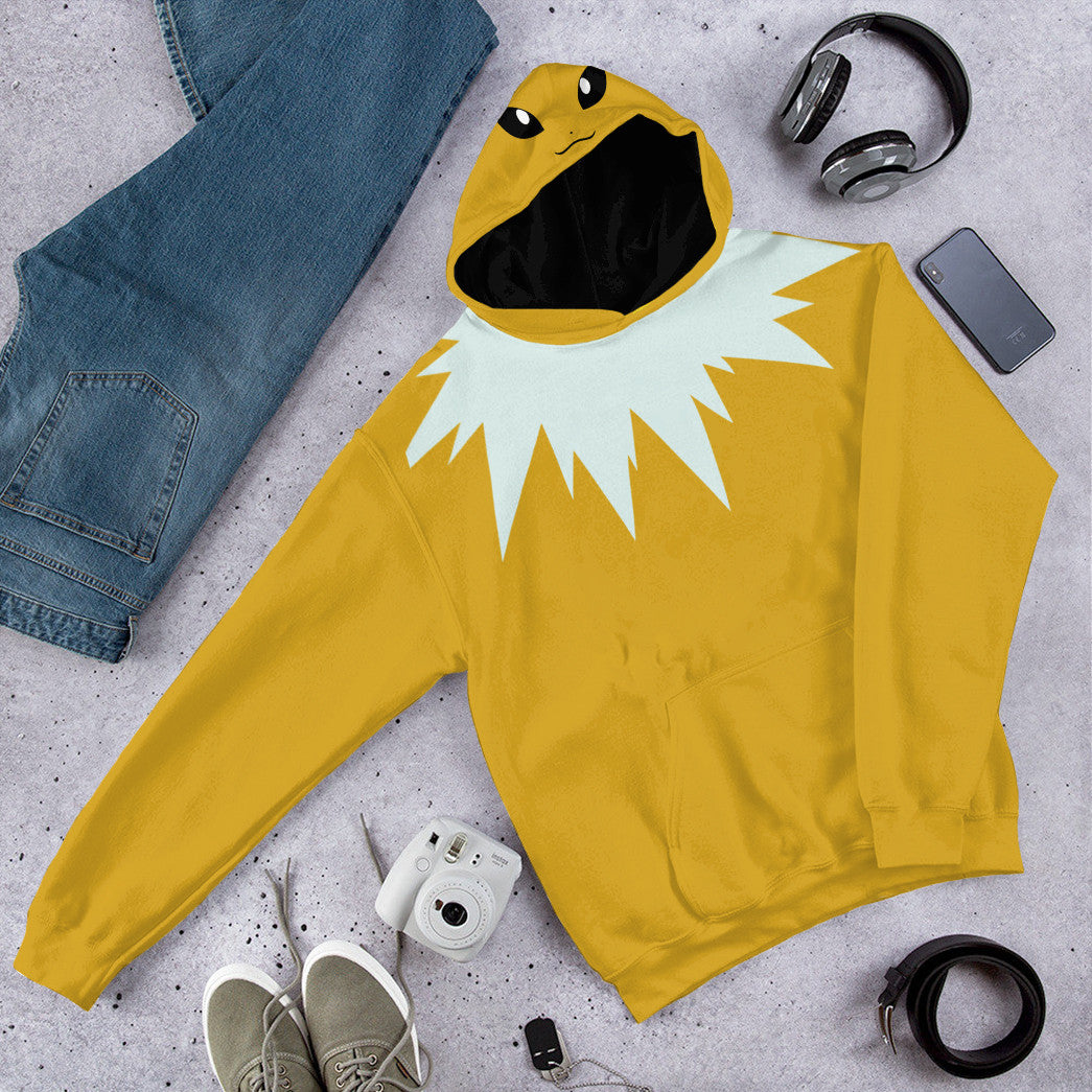 Pokemon Jolteon Cosplay Costume Hoodie Sweatshirt T-Shirt Sweatpants Tracksuit - Stormmerch Exclusive