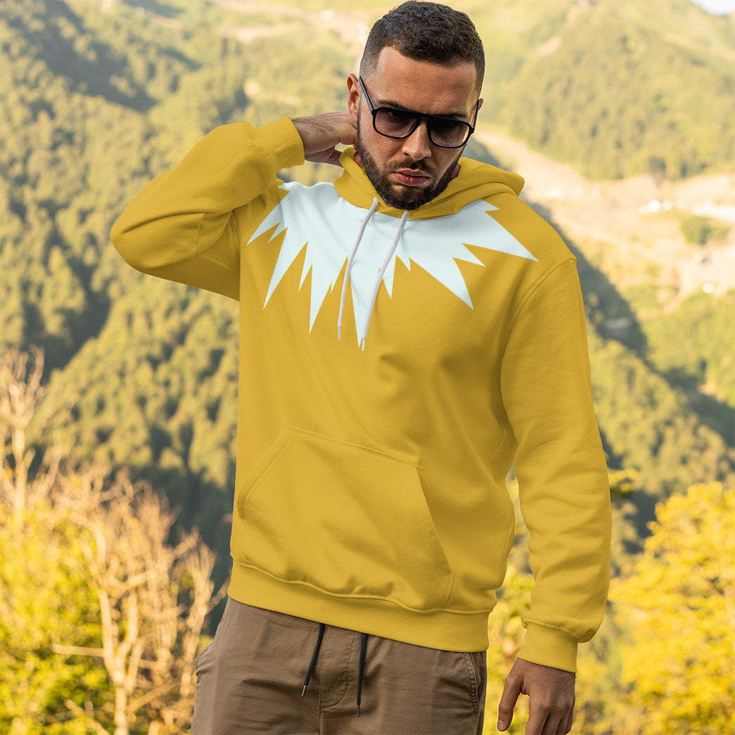 Pokemon Jolteon Cosplay Costume Hoodie Sweatshirt T-Shirt Sweatpants Tracksuit - Stormmerch Exclusive