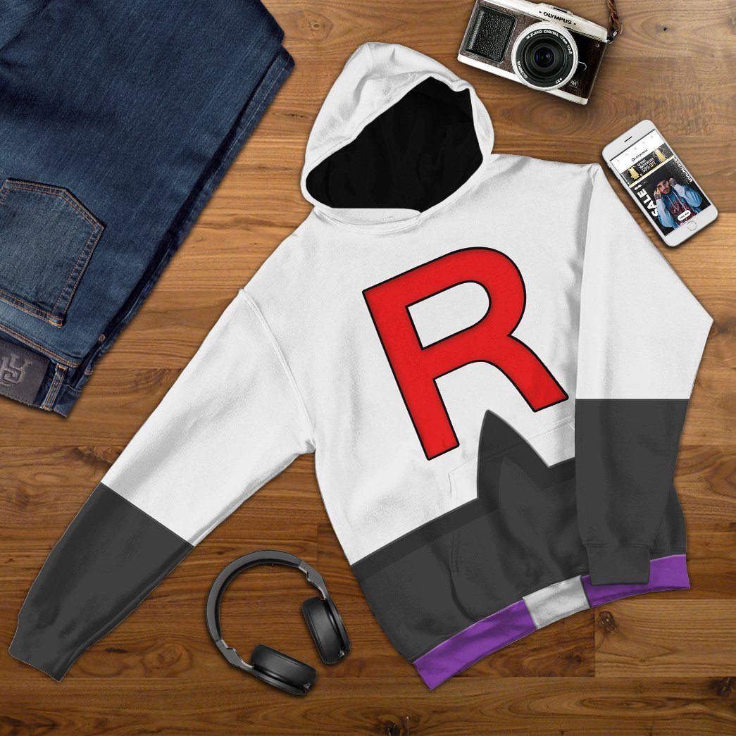 Pokemon Rocket Team Costume Hoodie Sweatshirt T-Shirt Sweatpants Tracksuit - Stormmerch Exclusive