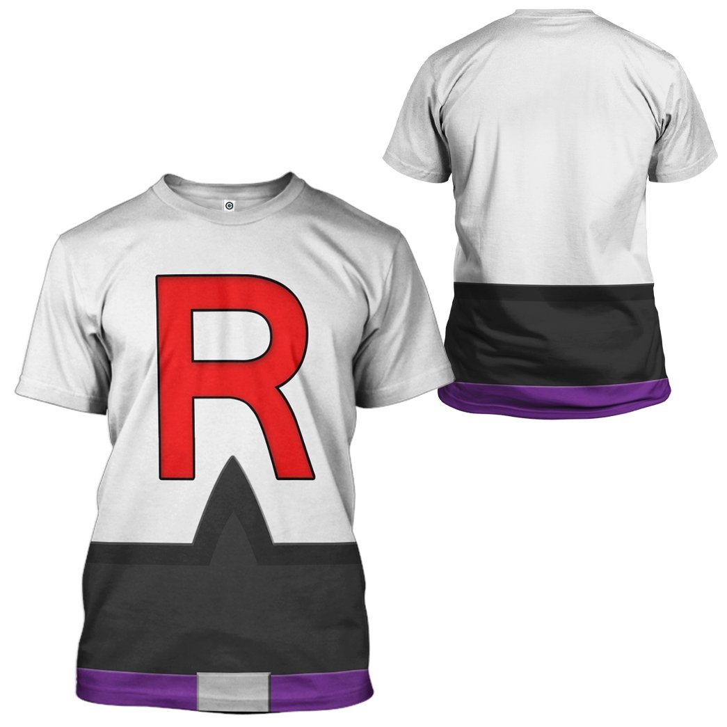 Pokemon Rocket Team Costume Hoodie Sweatshirt T-Shirt Sweatpants Tracksuit - Stormmerch Exclusive