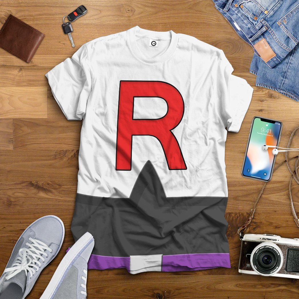 Pokemon Rocket Team Costume Hoodie Sweatshirt T-Shirt Sweatpants Tracksuit - Stormmerch Exclusive
