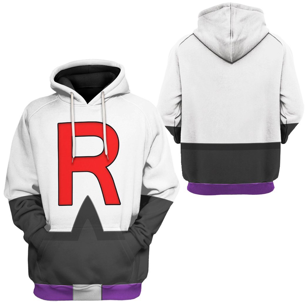Pokemon Rocket Team Costume Hoodie Sweatshirt T-Shirt Sweatpants Tracksuit - Stormmerch Exclusive