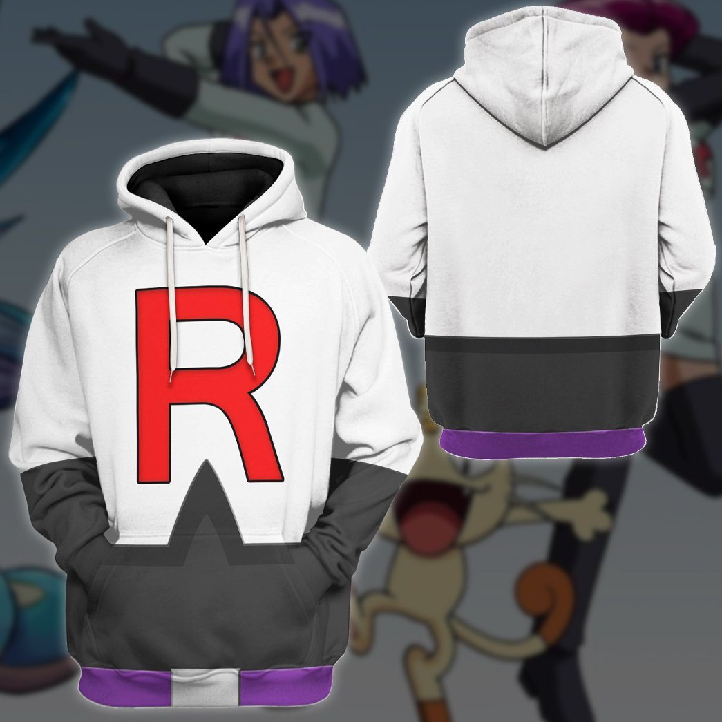 Pokemon Rocket Team Costume Hoodie Sweatshirt T-Shirt Sweatpants Tracksuit - Stormmerch Exclusive