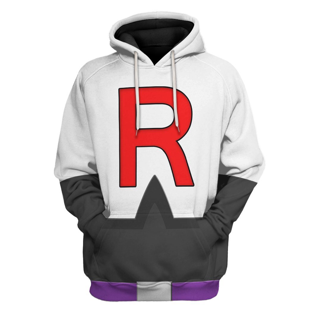 Pokemon Rocket Team Costume Hoodie Sweatshirt T-Shirt Sweatpants Tracksuit - Stormmerch Exclusive