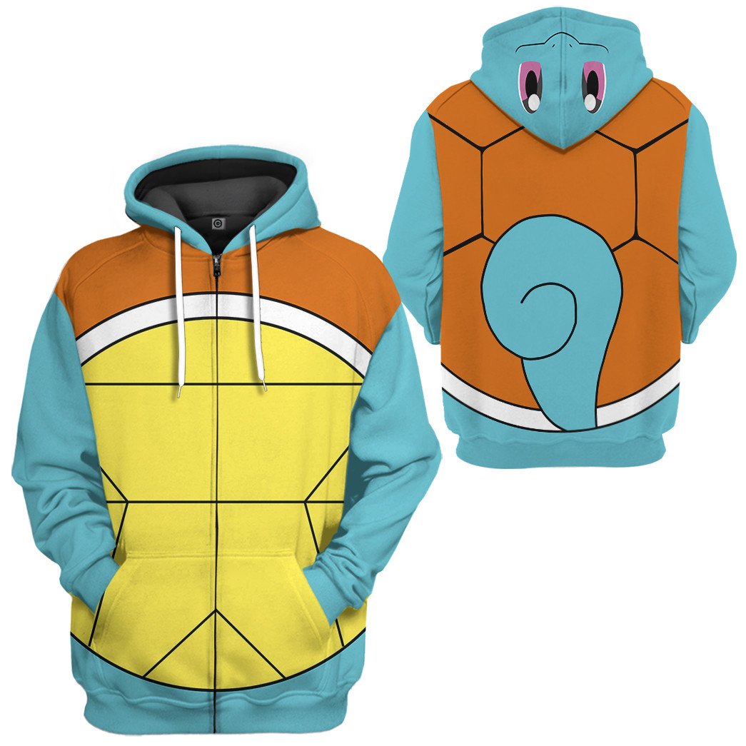 Pokemon Squirtle Cosplay Costume Hoodie Sweatshirt T-Shirt Sweatpants Tracksuit - Stormmerch Exclusive