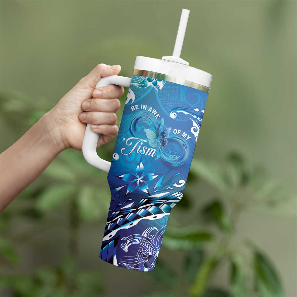 Polynesia Autism Awareness Custom Stanley Cup 40 oz 30 oz Tumbler With Handle