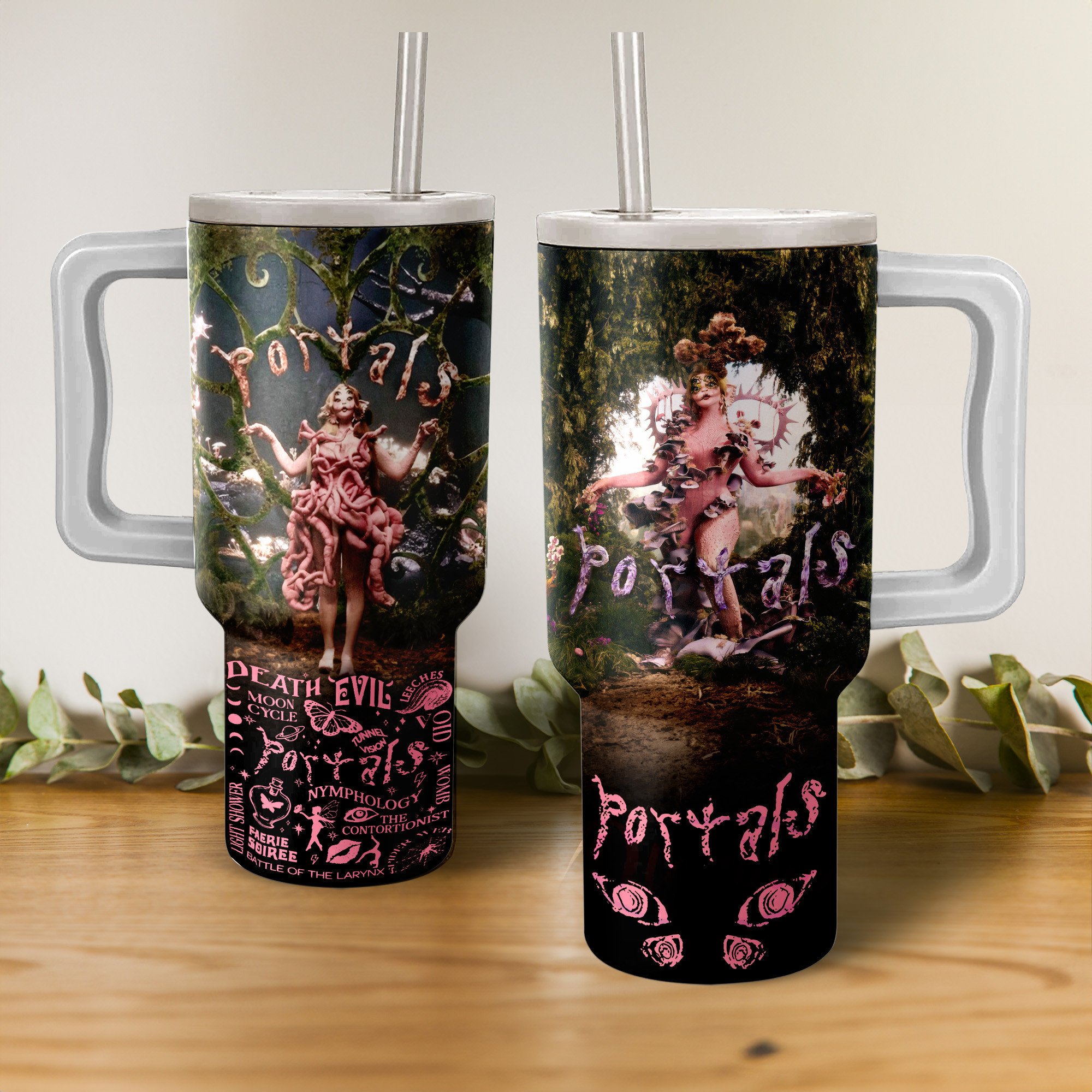 Portals by Melanie Martinez Music Custom Stanley Cup 40 oz 30 oz Tumbler With Handle
