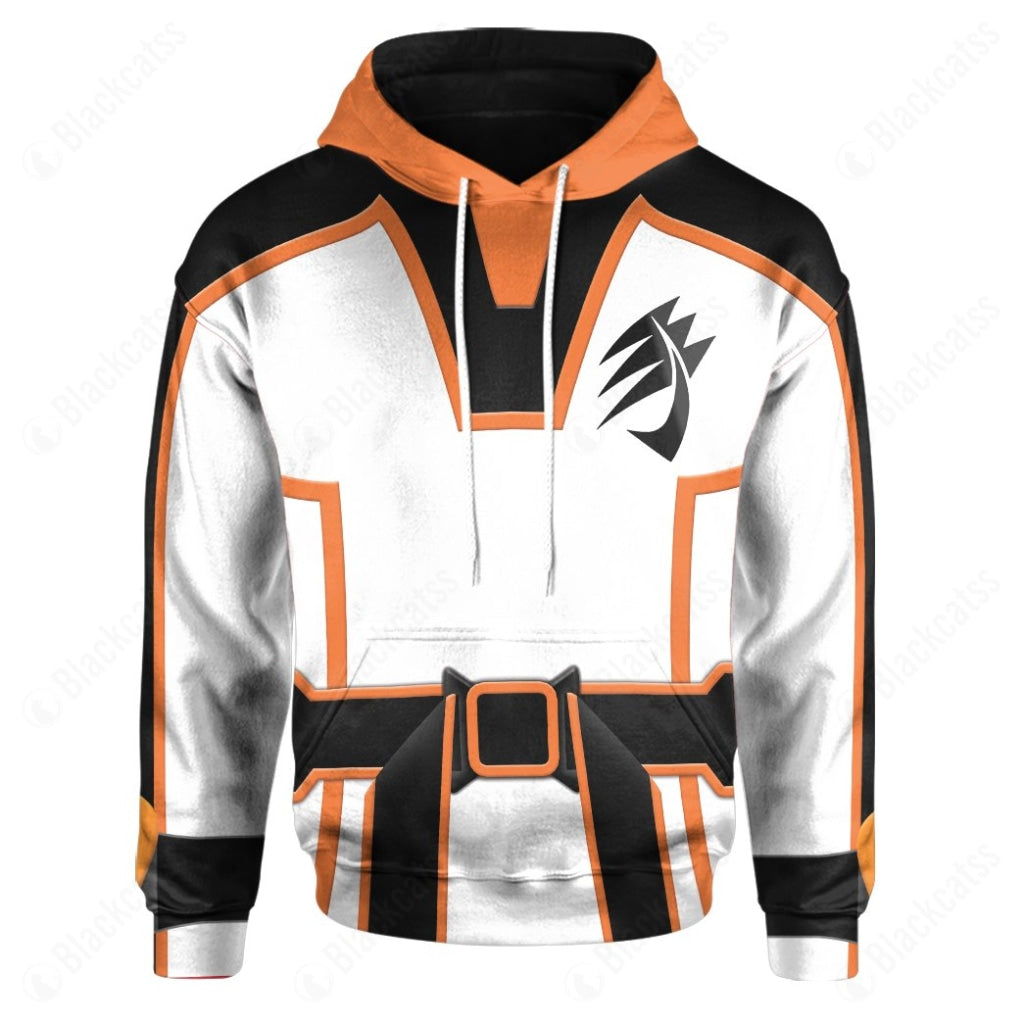 Power Ranger Jungle Fury Rhino Ranger Costume Hoodie Sweatshirt T-Shirt Sweatpants Tracksuit - Stormmerch Exclusive