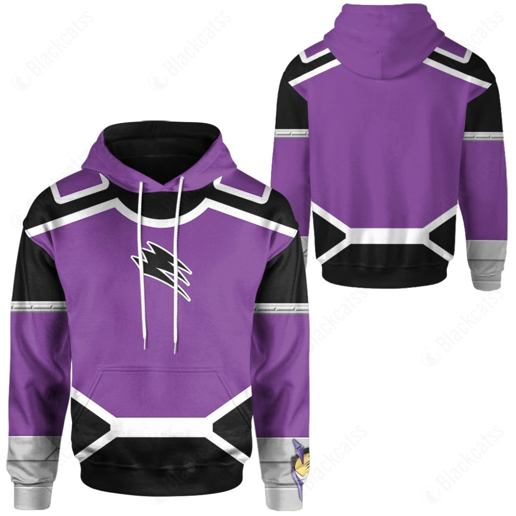 Power Ranger Jungle Fury Wolf Ranger Costume Hoodie Sweatshirt T-Shirt Sweatpants Tracksuit - Stormmerch Exclusive