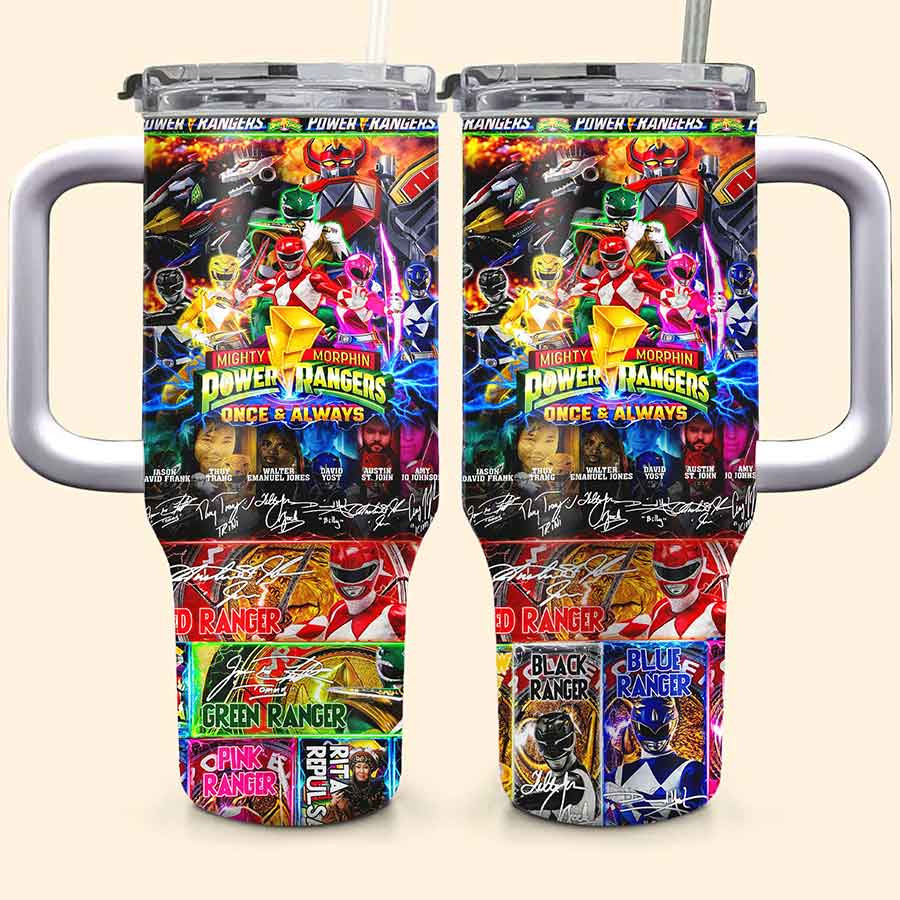 Power Rangers Movies Custom Stanley Cup 40 oz 30 oz Tumbler With Handle