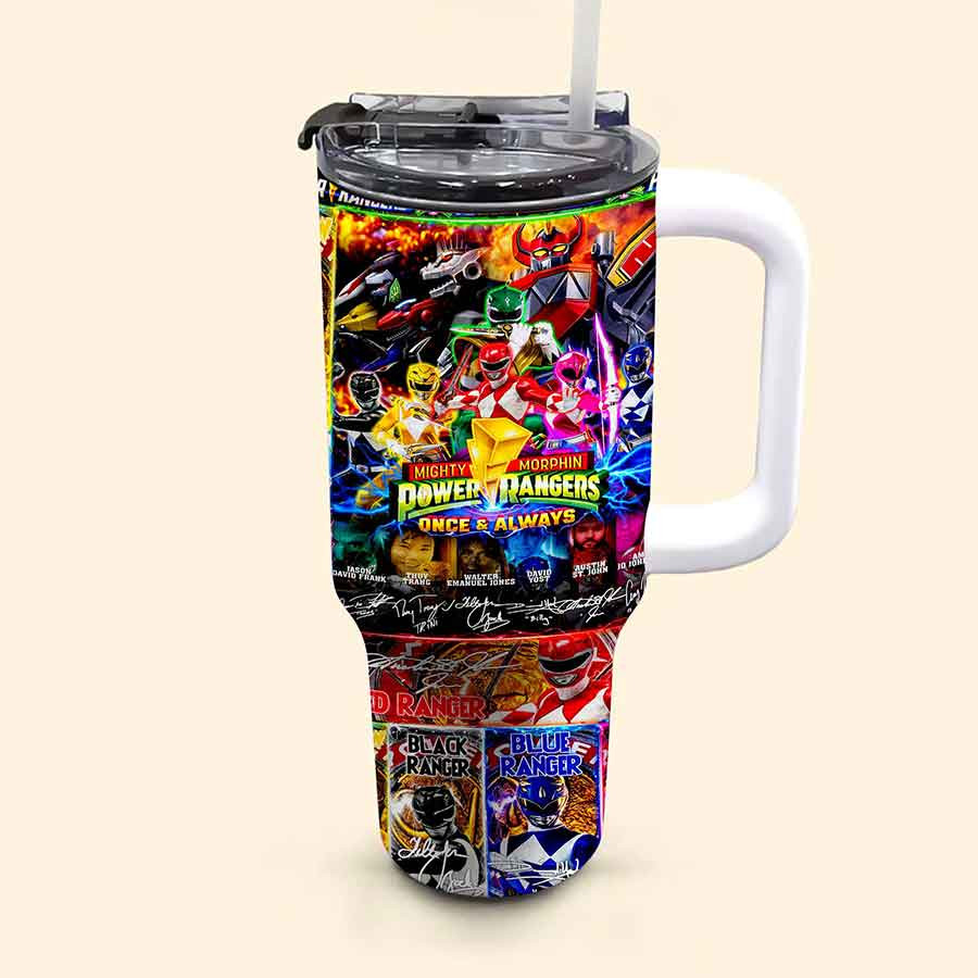 Power Rangers Movies Custom Stanley Cup 40 oz 30 oz Tumbler With Handle