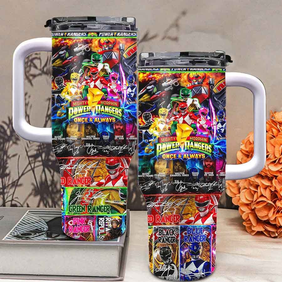 Power Rangers Movies Custom Stanley Cup 40 oz 30 oz Tumbler With Handle