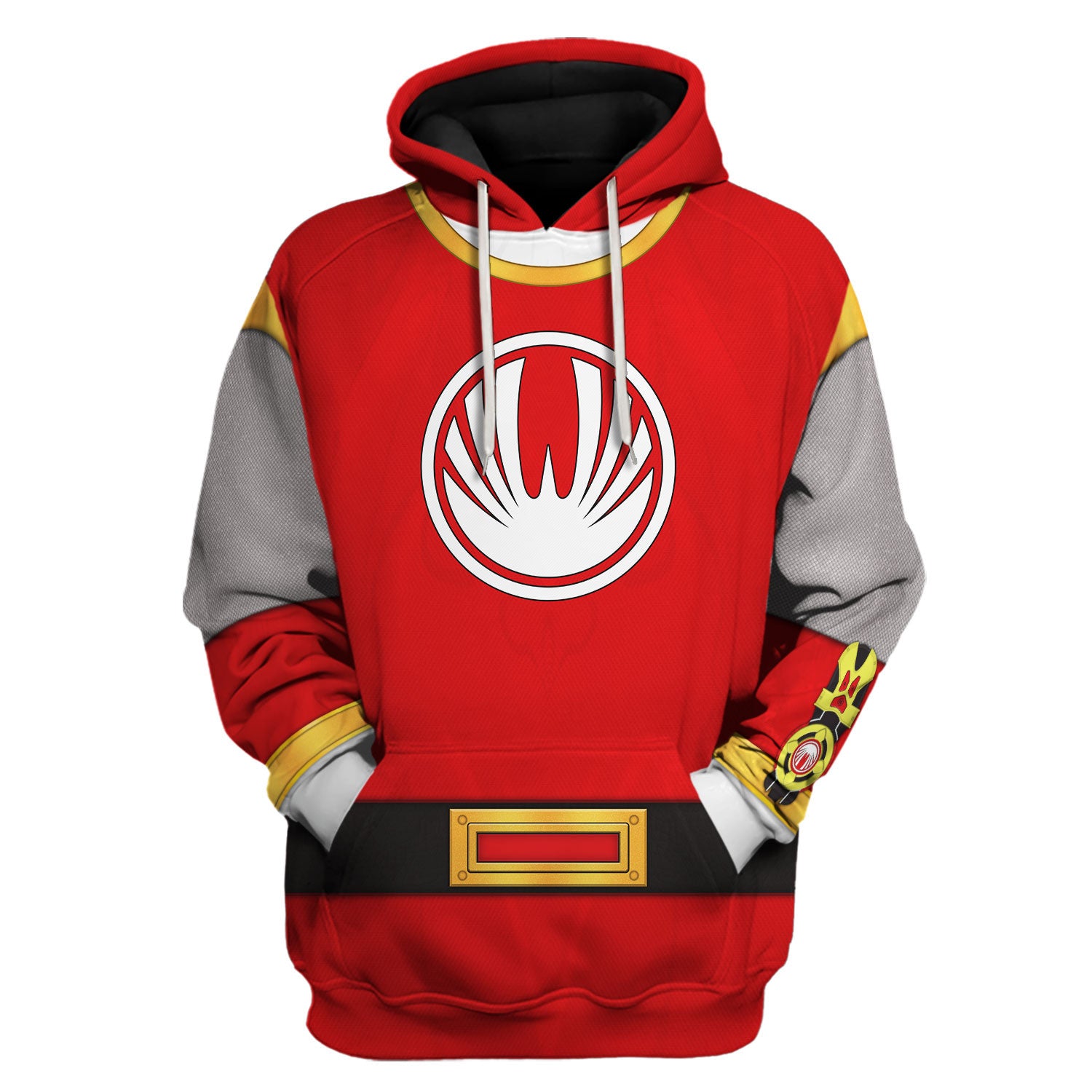 Power Rangers Ninja Storm Red Ranger Hoodies Sweatshirt T-shirt Hawaiian Tracksuit - Stormmerch Exclusive
