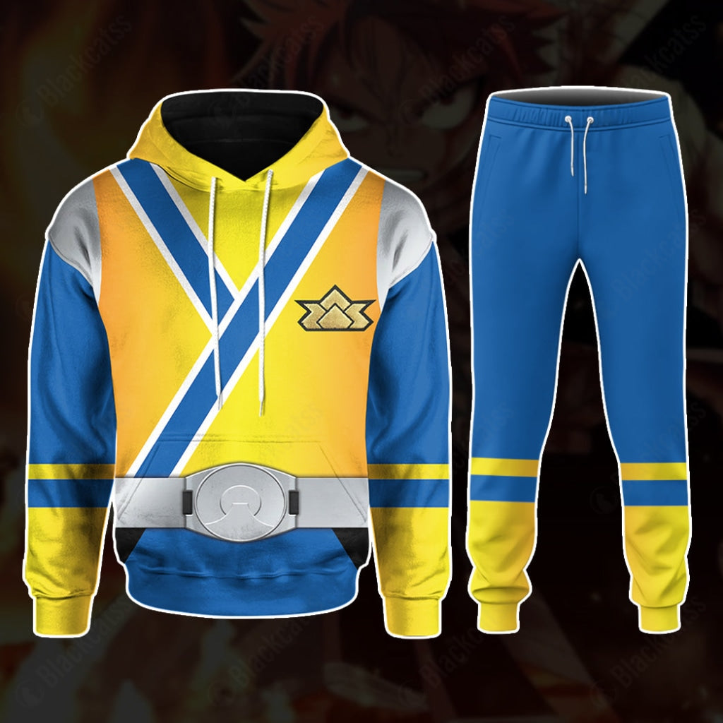 Power Rangers Samurai Gold Ranger Costume Hoodie Sweatshirt T-Shirt Sweatpants Tracksuit - Stormmerch Exclusive
