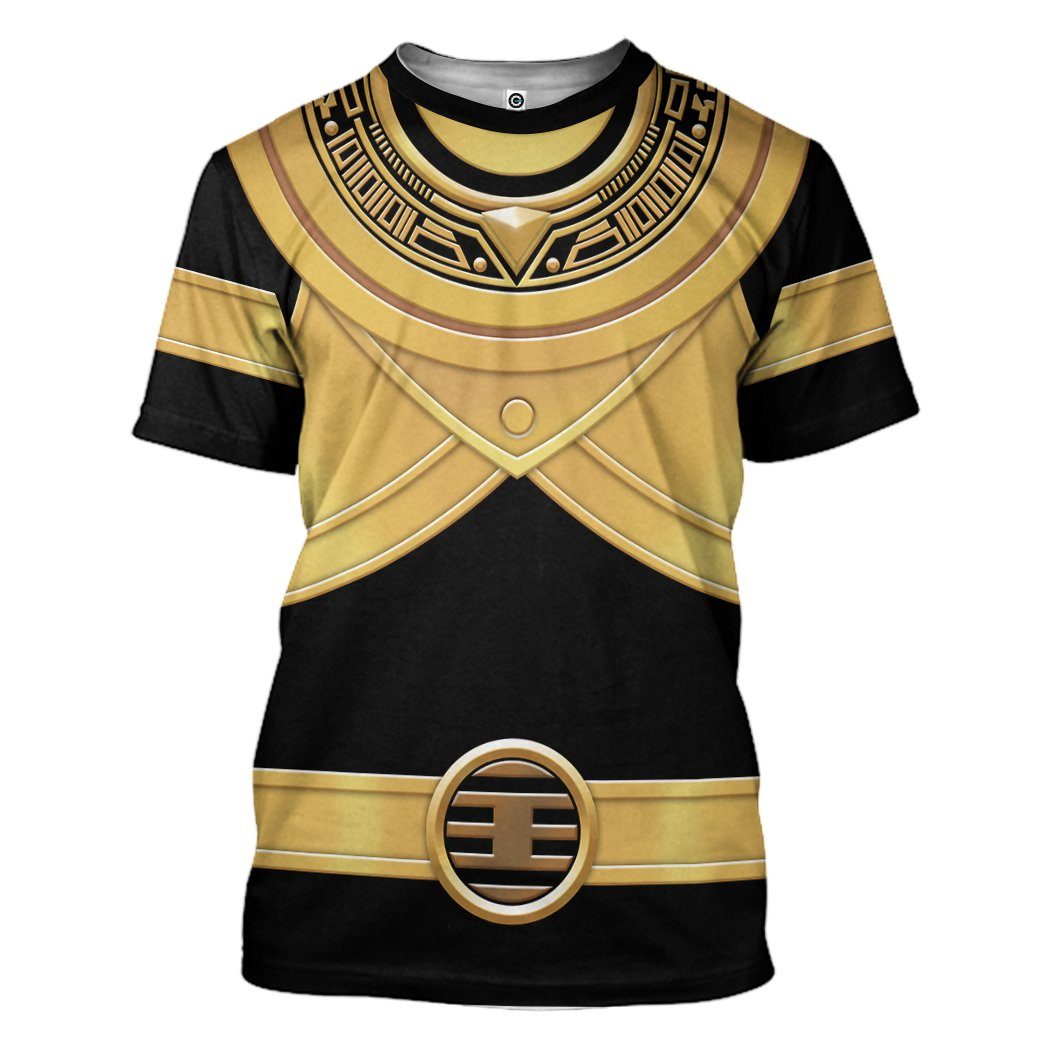 Power Rangers Zeo Gold Costume Hoodie Sweatshirt T-Shirt Sweatpants Tracksuit - Stormmerch Exclusive