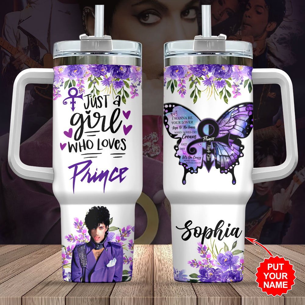 Prince Music Custom Stanley Cup 40 oz 30 oz Tumbler With Handle