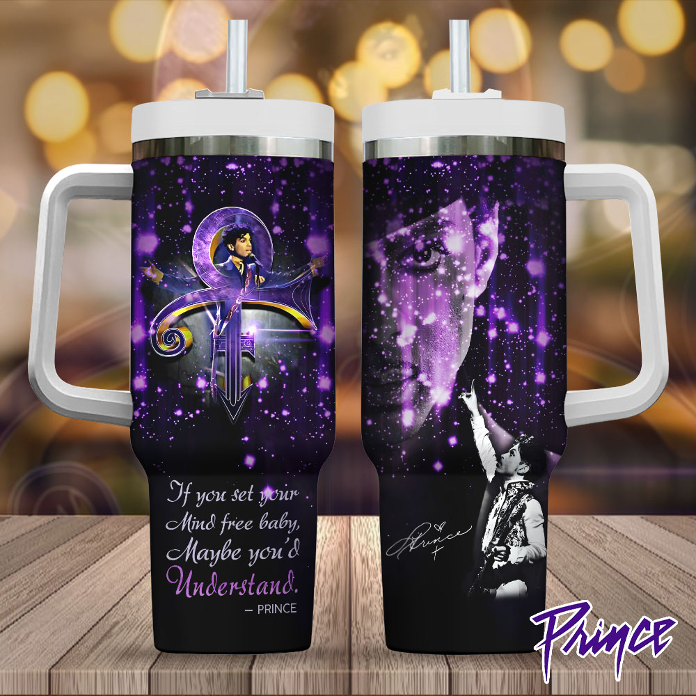 Prince Music Custom Stanley Cup 40 oz 30 oz Tumbler With Handle