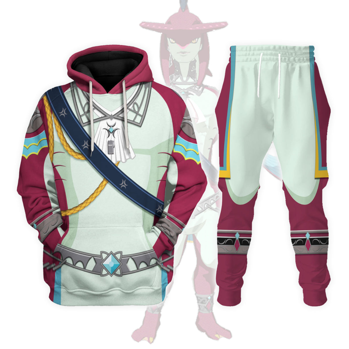 Prince Sidon Zelda Unisex Hoodie Sweatshirt T-shirt Sweatpants Cosplay - Stormmerch Exclusive