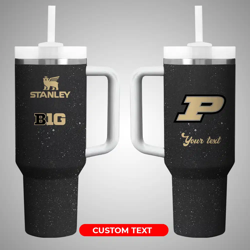 Purdue Boilermakers NCAA Custom Stanley Cup 40 oz 30 oz Tumbler With Handle