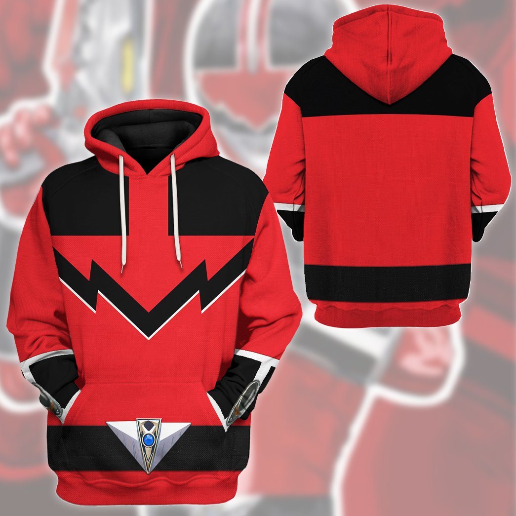 Quantum Power Rangers Time Force Costume Hoodie Sweatshirt T-Shirt Sweatpants Tracksuit - Stormmerch Exclusive