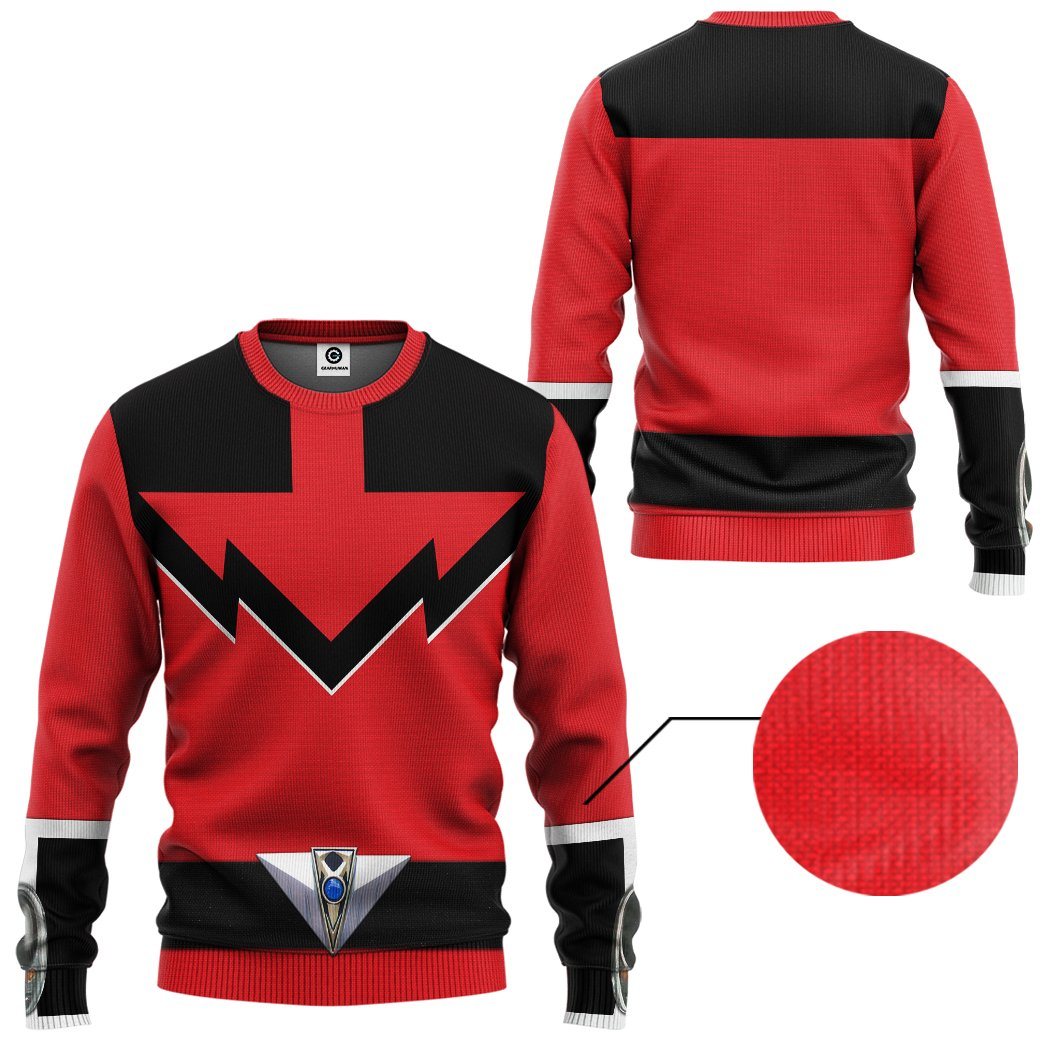 Quantum Power Rangers Time Force Costume Hoodie Sweatshirt T-Shirt Sweatpants Tracksuit - Stormmerch Exclusive