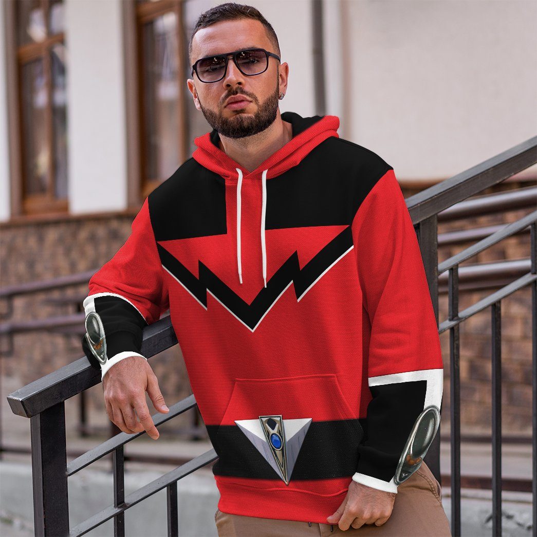 Quantum Power Rangers Time Force Costume Hoodie Sweatshirt T-Shirt Sweatpants Tracksuit - Stormmerch Exclusive