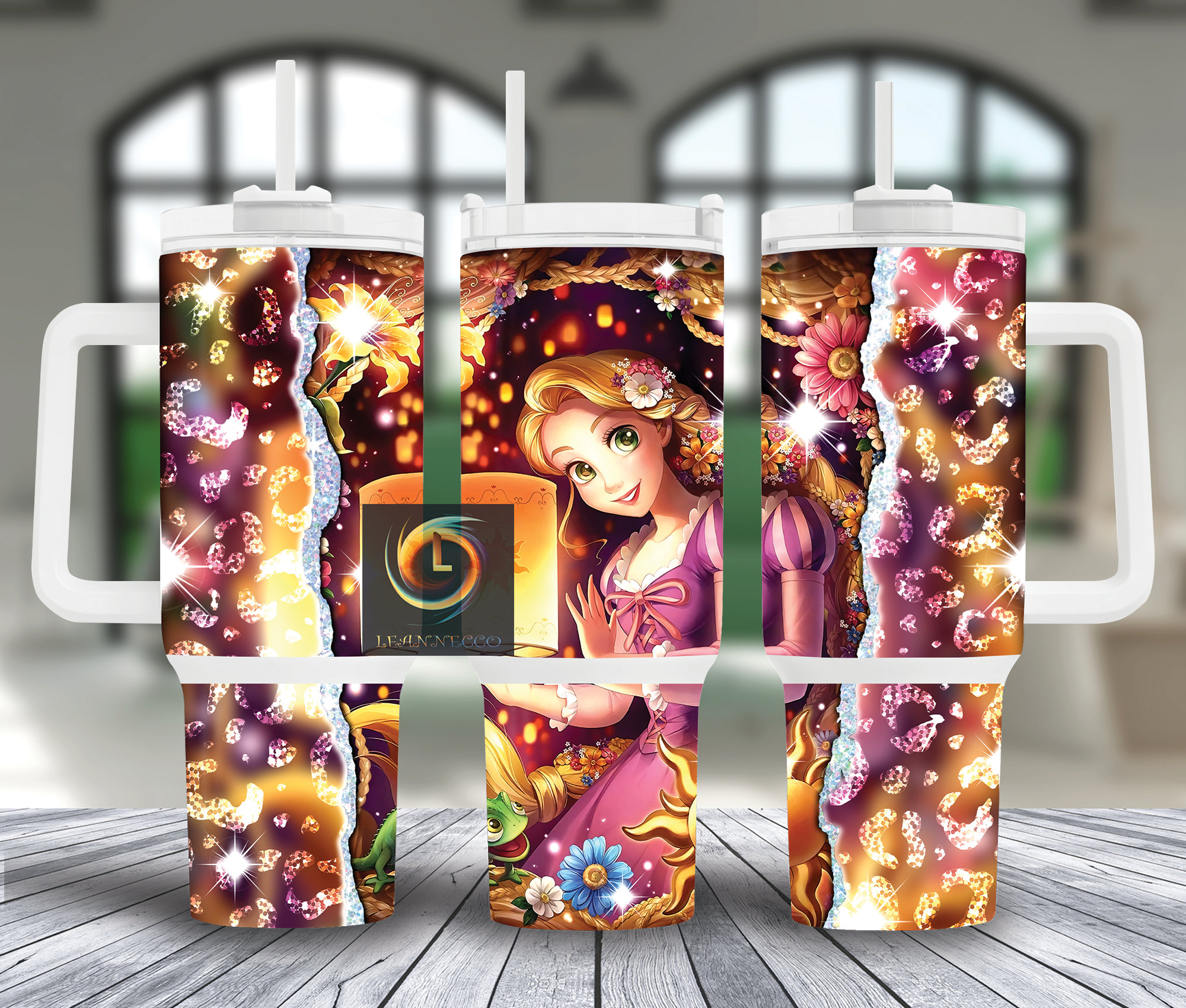 Rapunzel Tangled Disney Cartoon Custom Stanley Cup 40 oz 30 oz Tumbler With Handle
