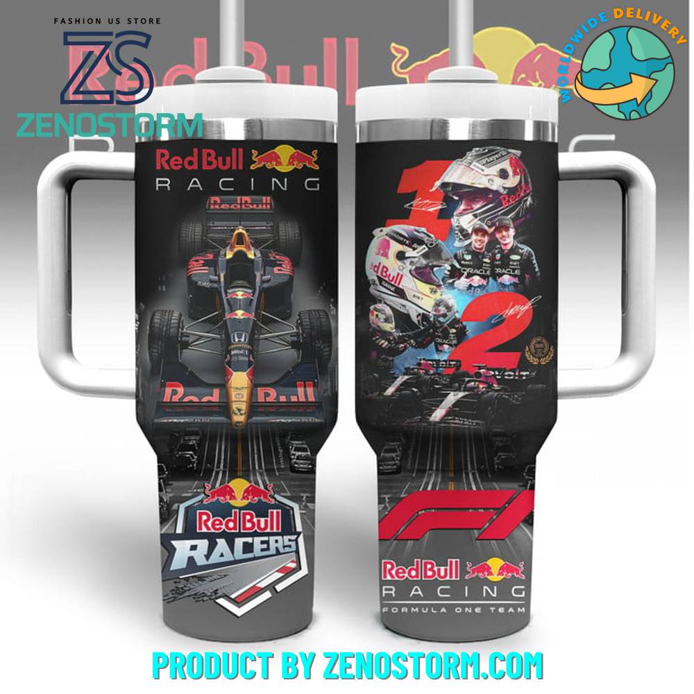 Red Bull Racing Formula 1 Team Custom Stanley Cup 40 oz 30 oz Tumbler With Handle