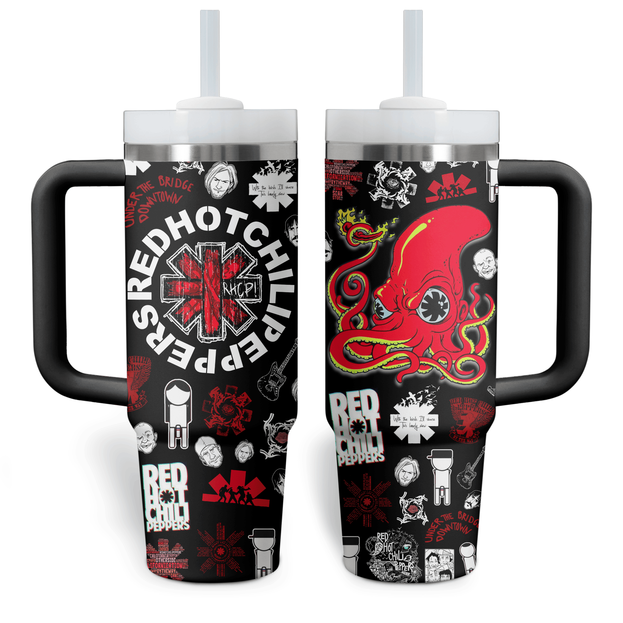 Red Hot Chili Peppers Music Custom Stanley Cup 40 oz 30 oz Tumbler With Handle