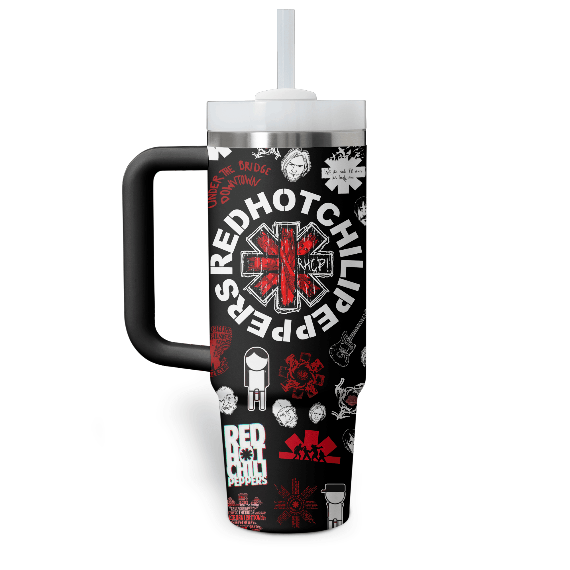 Red Hot Chili Peppers Music Custom Stanley Cup 40 oz 30 oz Tumbler With Handle