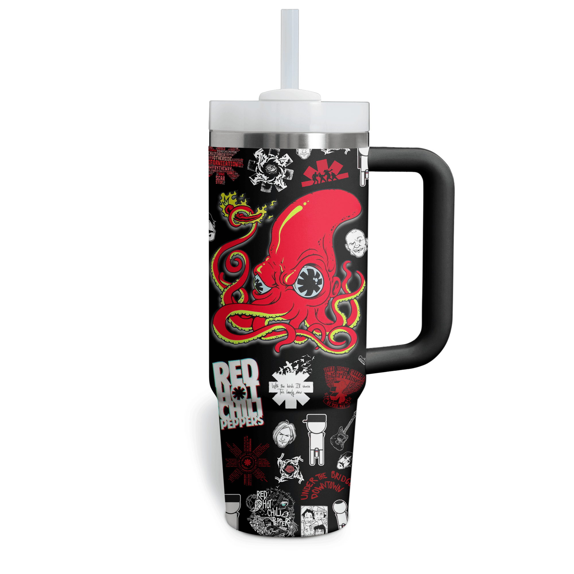 Red Hot Chili Peppers Music Custom Stanley Cup 40 oz 30 oz Tumbler With Handle