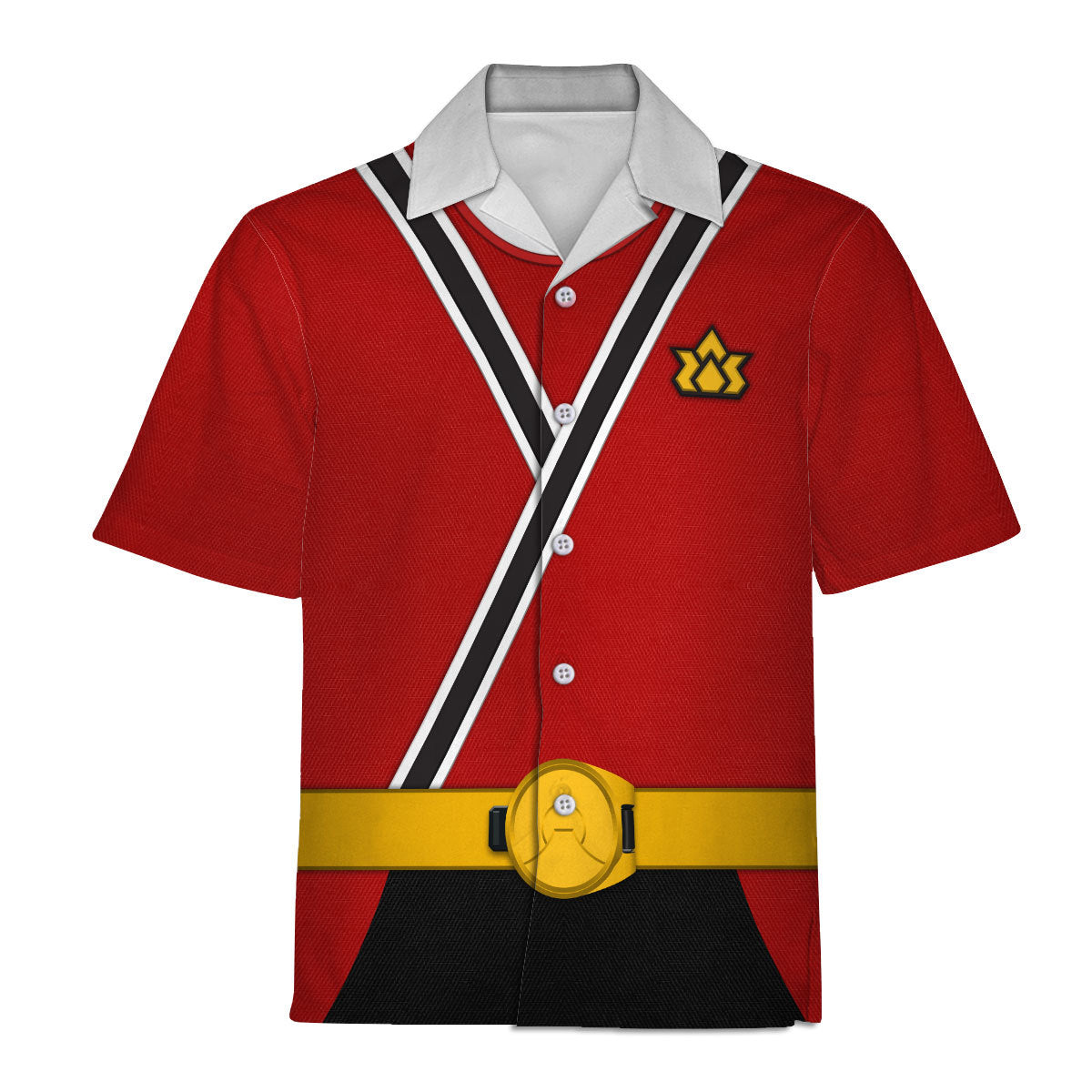 Red Power Rangers Samurai Hoodies Sweatshirt T-shirt Hawaiian Tracksuit - Stormmerch Exclusive