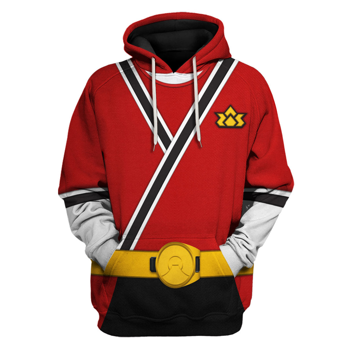 Red Power Rangers Samurai Hoodies Sweatshirt T-shirt Hawaiian Tracksuit - Stormmerch Exclusive