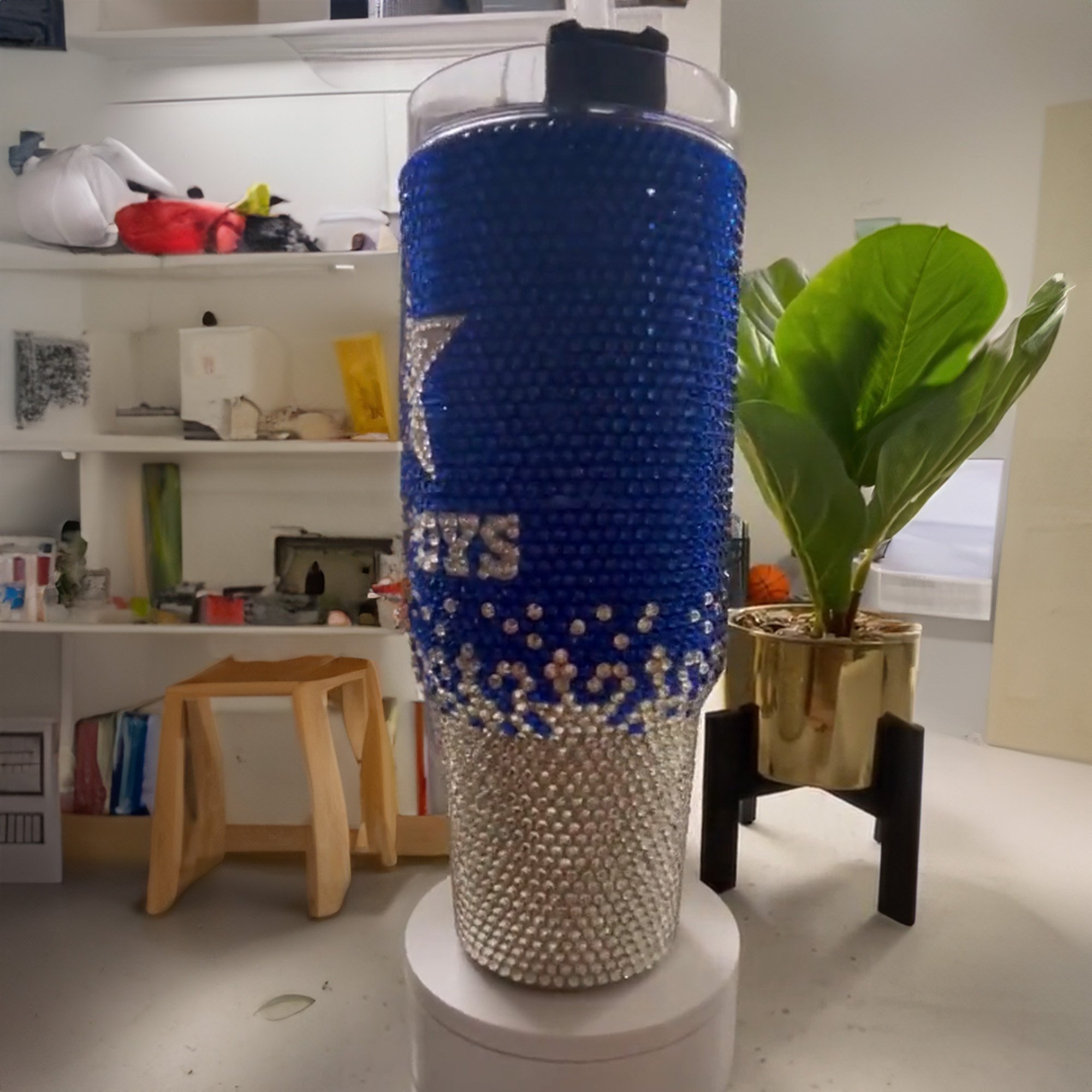 Rhinestone Bling Dallas Cowboys NFL Custom Stanley Cup 40 oz 30 oz Tumbler With Handle