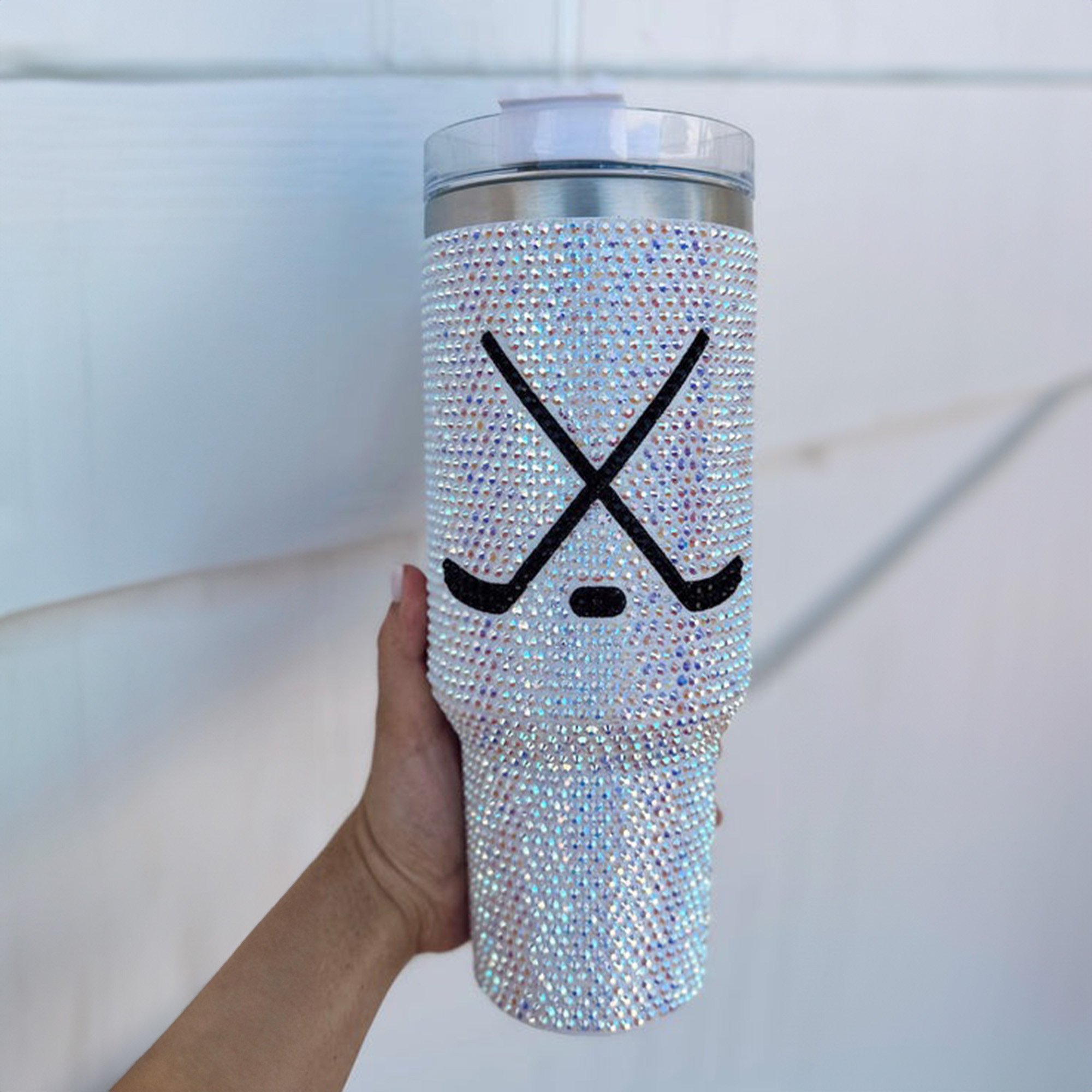 Rhinestone Bling Hockey NHL Custom Stanley Cup 40 oz 30 oz Tumbler With Handle